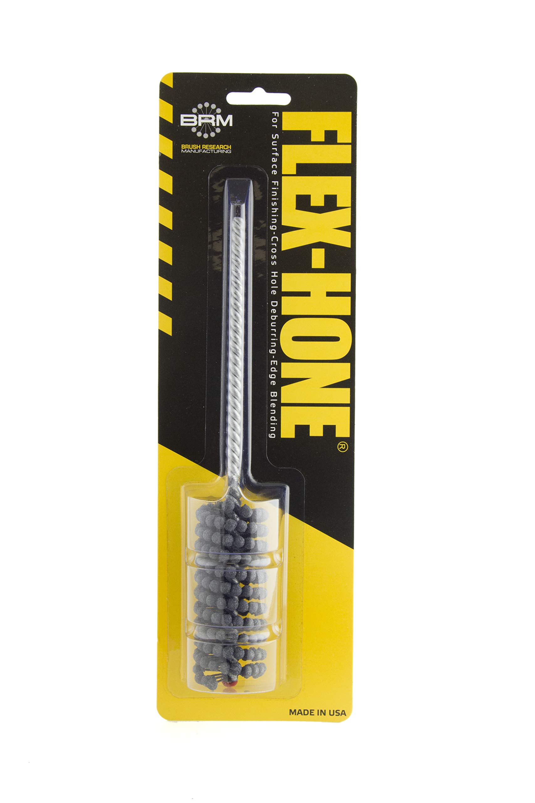 Brush Research FLEX-HONE Cylinder Hone, BC Series, Silicon Carbide Abrasive, 1-1/8" (29 mm) Diameter, 180 Grit Size