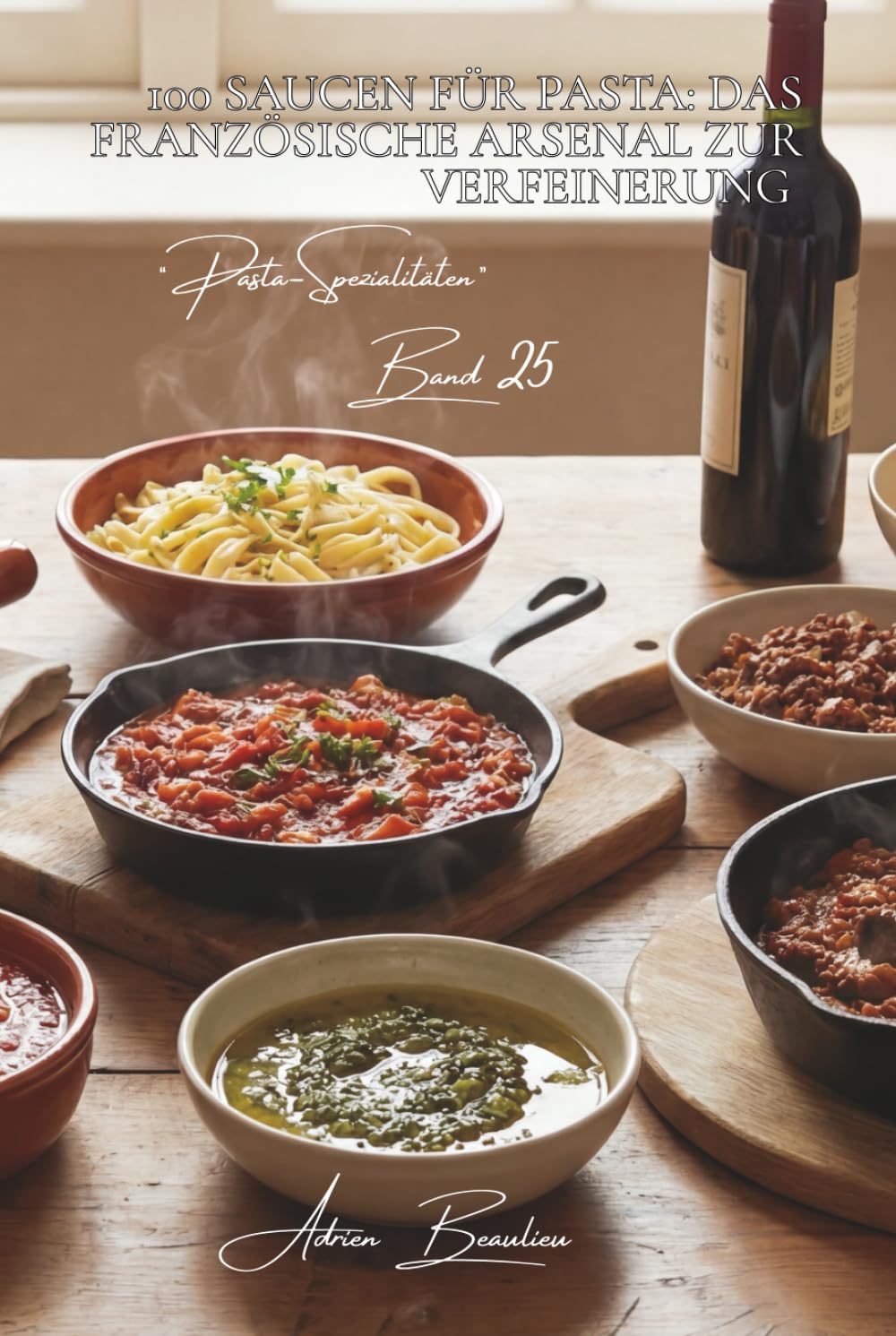 100 Saucen für Pasta: Das französische Arsenal zur Verfeinerung: Lernen Sie den Umgang mit Tomaten, Sahne, Öl, Wein... meistern Sie alle Register ... Unterserie „Pasta-Spezialitäten“ (8 Bücher))
