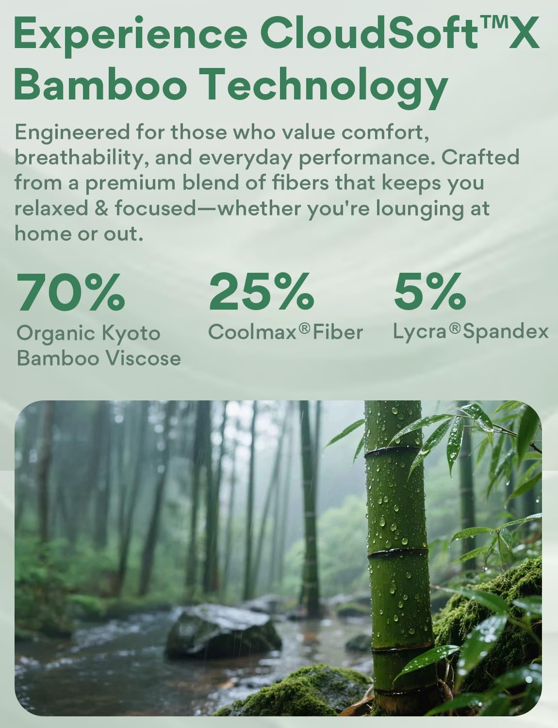 Ultra Soft Bamboo Viscose T-Shirts Coolmax Cooling Lightweight Workout Mositure Wicking Casual Crew Neck Tee(3XL Storm Gray) - Image 4