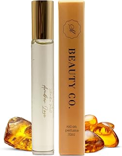 Sophia L Beauty Co. 10ML Pheromone Perfume For Women | Long Lasting Vanilla Musk Perfume | Portable Perfum Oil with Roll-On Application | Natural Coconut Oil Women Perfum (Amber Love)
