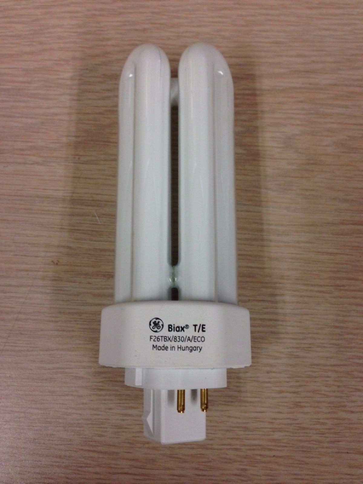 20 Pcs Ge 97615 F26TBX/830/A/Eco Amalgam Biax 26 W 4 Pin