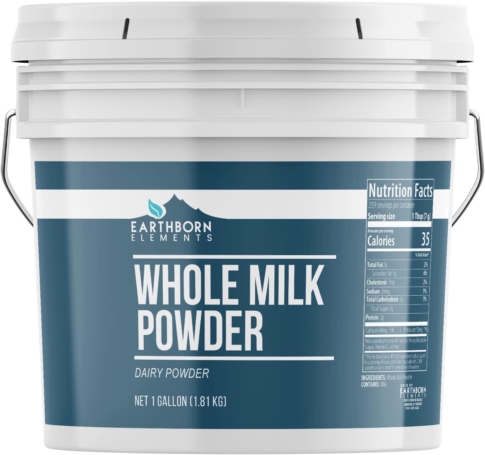 Anthony's Whole Milk Powder, 2 lb, Gluten Free, Non GMO