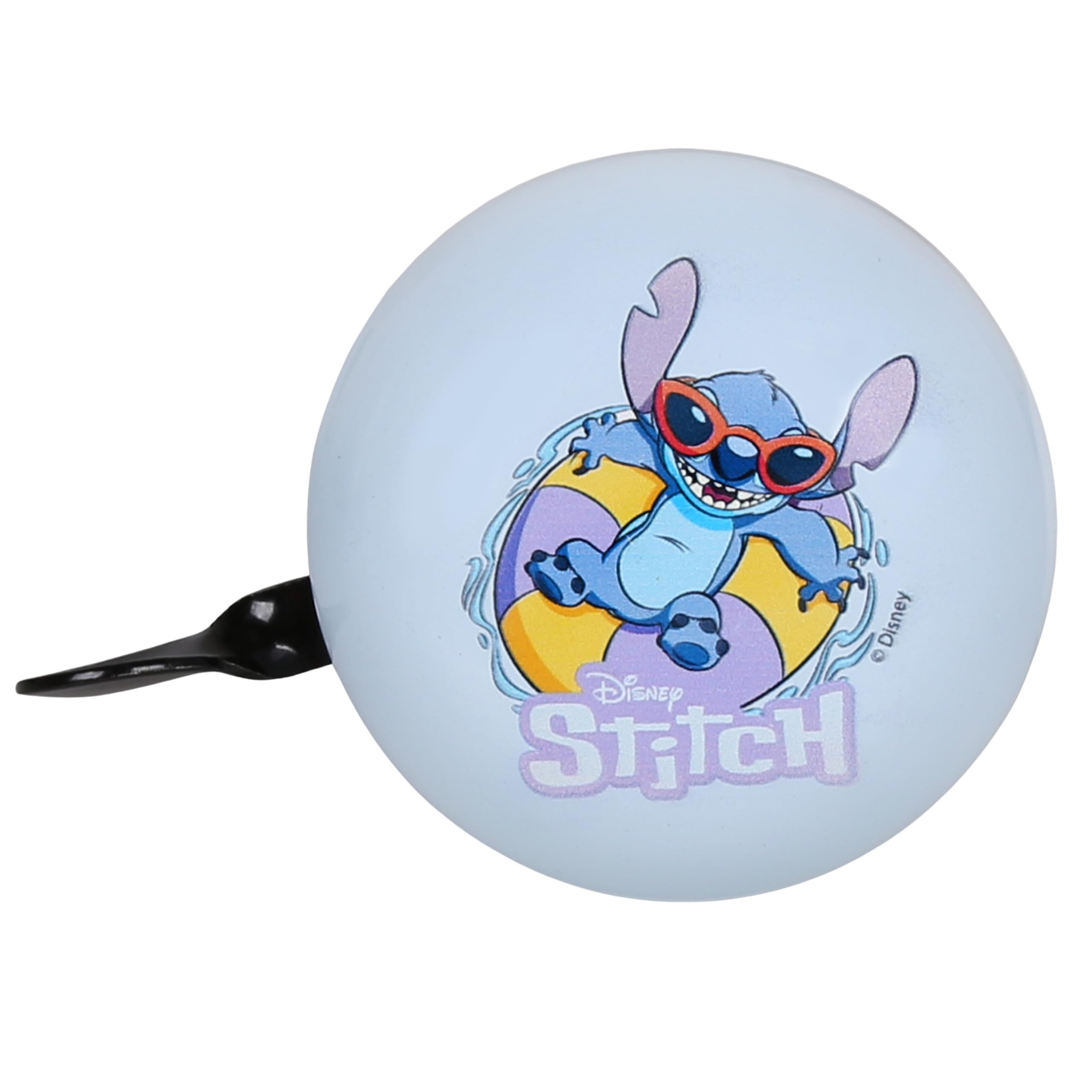 DISNEY Stitch METAL bicycle HANDLEBAR bell for children, squeaker for bicycle 6 cm (F)