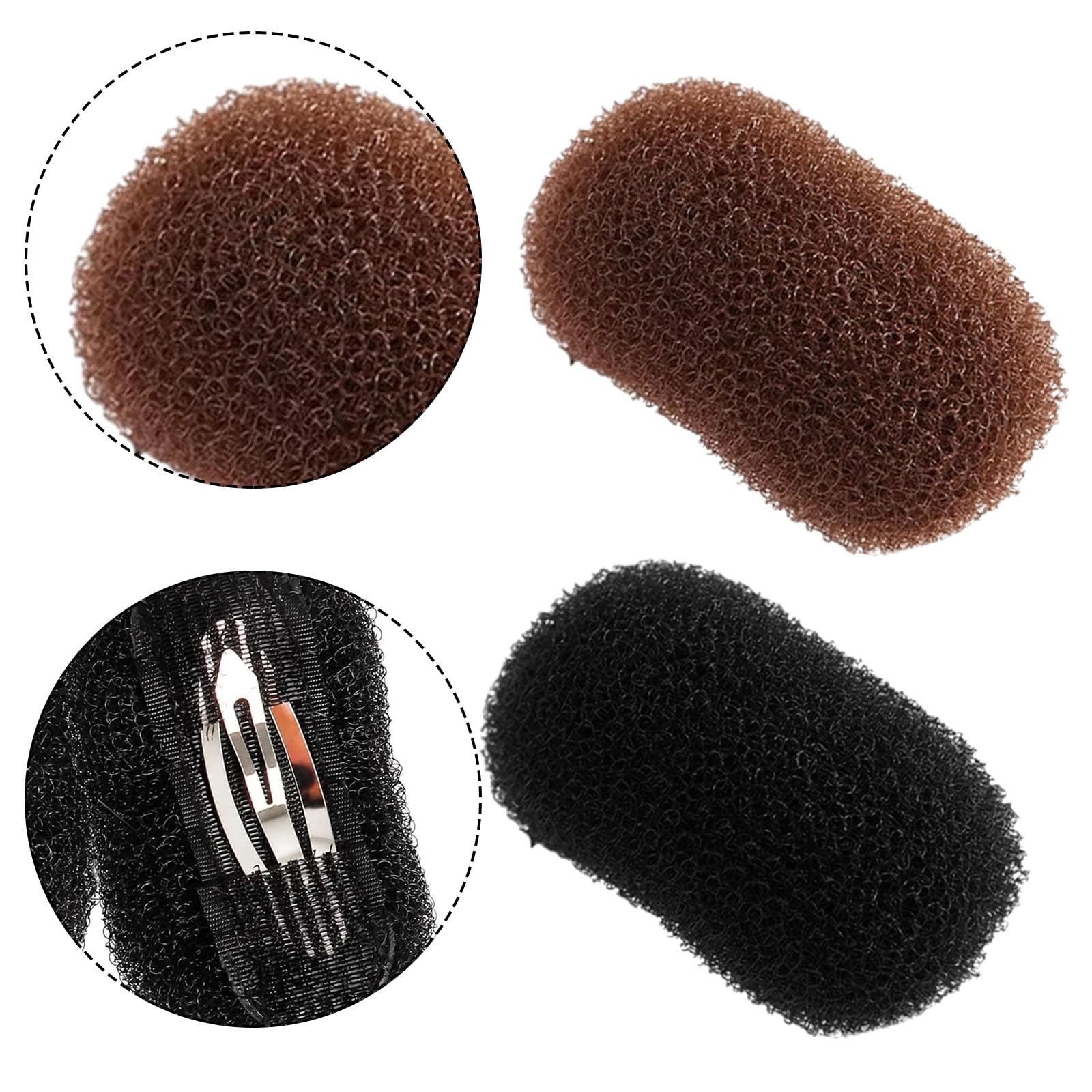 4 PCS Bump It up Headband, Hair Padding for Updos,Hair Bump It up Volume Inserts,Hair Volume Tool - Image 4
