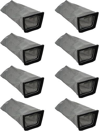 (8 unidades) 43662023 Bolsas de repuesto Hoover Porta Power Swingette S1015 S1029 y CH30000 Aspiradora de recipiente comercial, color amarillo