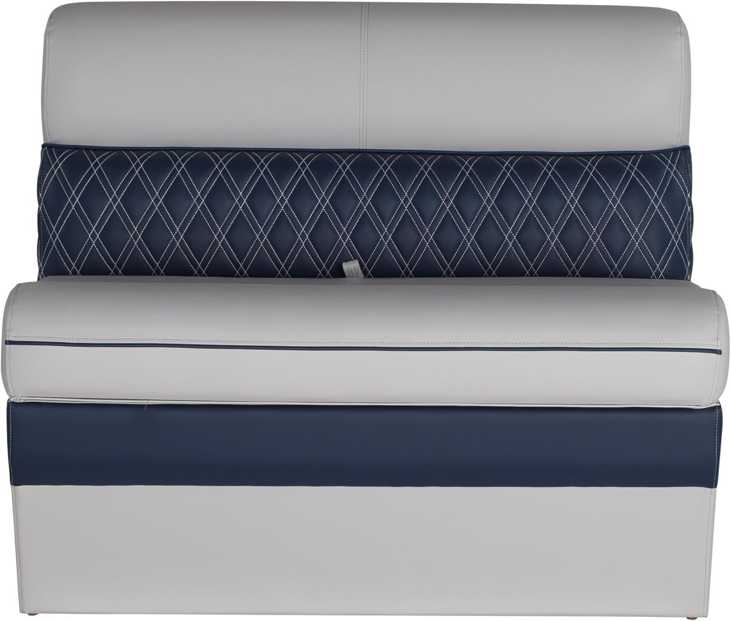 Lippert Sunset Collection 36" Straight Pontoon Bench Seat, Contoured Foam Cushioning, Durable Marine-Grade Vinyl, Built-In Dry Storage, Poly Frame, 36"L x 28"W x 30"H - 2024021323