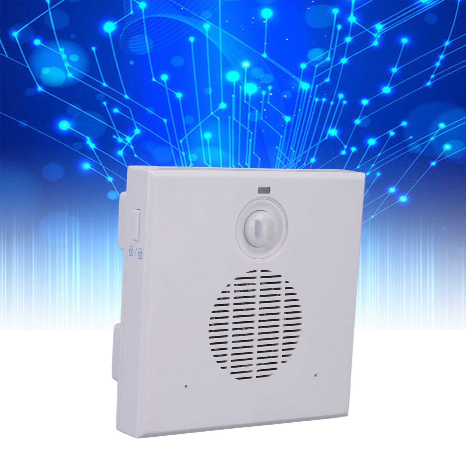 Sensor de movimiento de infrarrojo, Sensor de movimiento de la puerta del sensor de movimiento Volumen de inducción de infrarrojos Alarmas de entrada ajustables para el almacén bancario Enterprise
