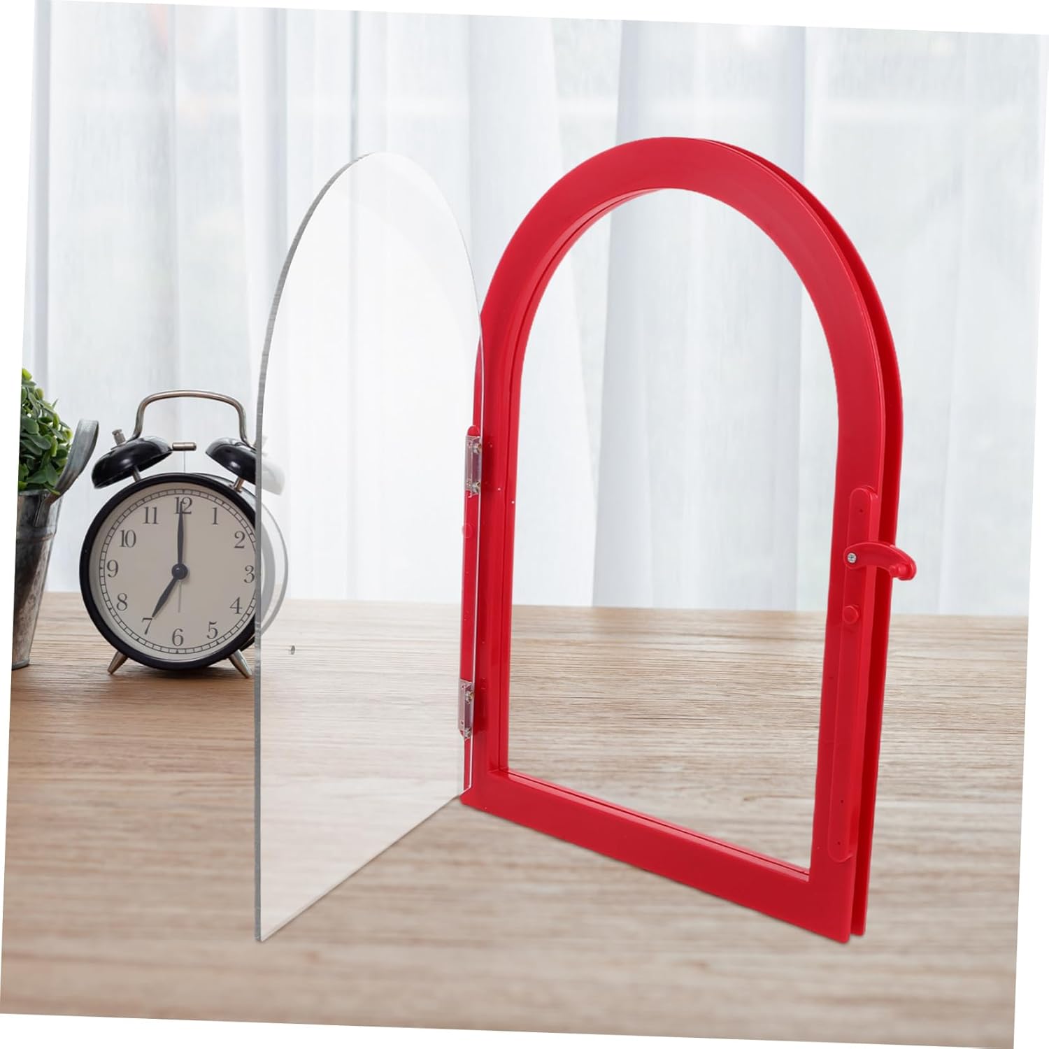 Ciieeo Serving Window for Food Trailer Small Pantry Door Accessory Replacement Showcase Window for Cold Dish Store