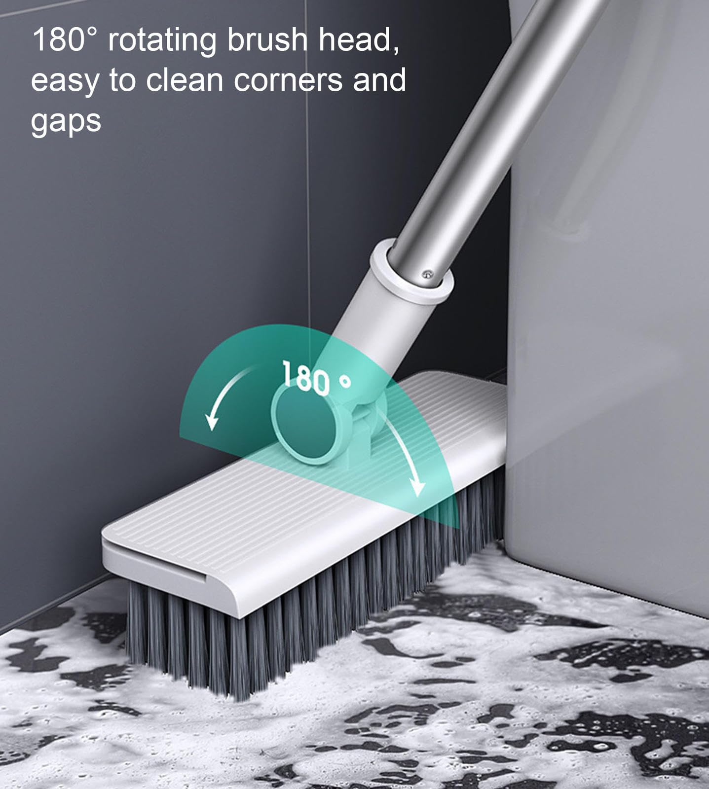Juego de Escoba con Recogedor, Escoba en ángulo con Recogedor, Escoba y Recogedor con Cepillo de Plástico para Limpieza de Pisos de Cocina, Baño y Sala de Estar