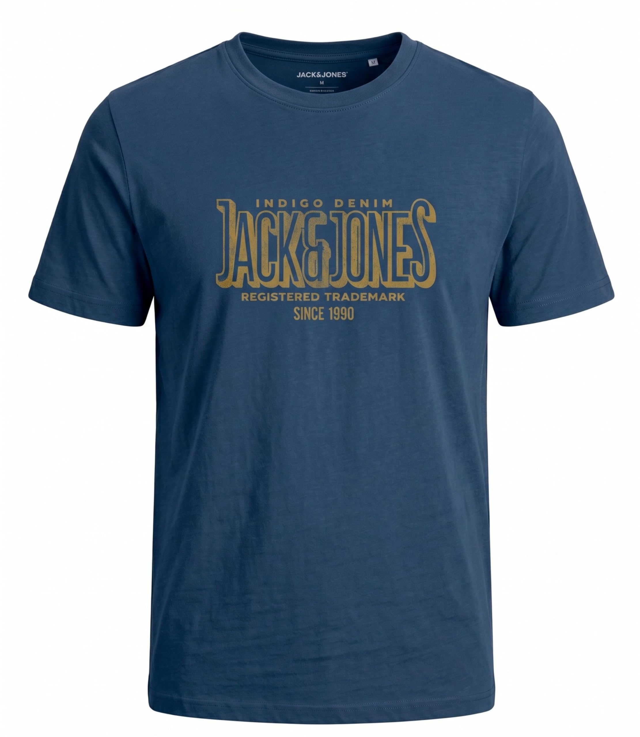 JACK & JONES Bluhenry SS Tee Crew Neck FST-Midnight-Large