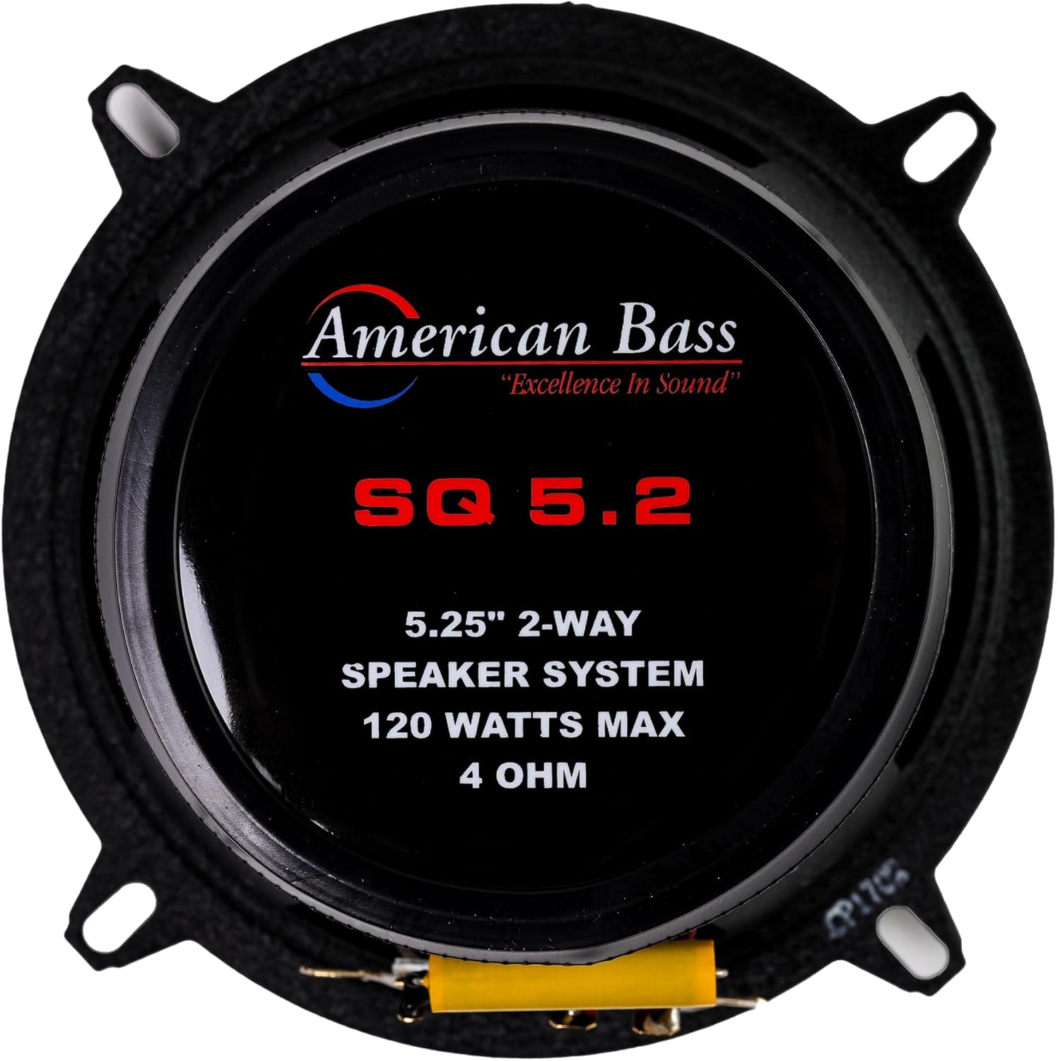 American Bass SQ 5.25" Full Range Speakers, 120, Pair