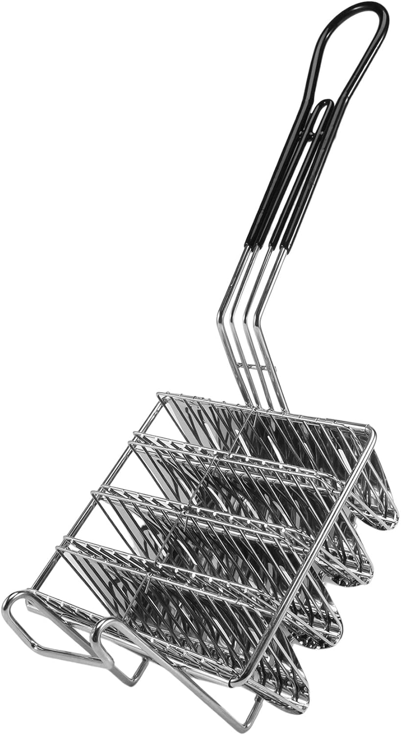 Shusmda Fryer Basket, Shell Fryer, Holds 4 Shells Fryer