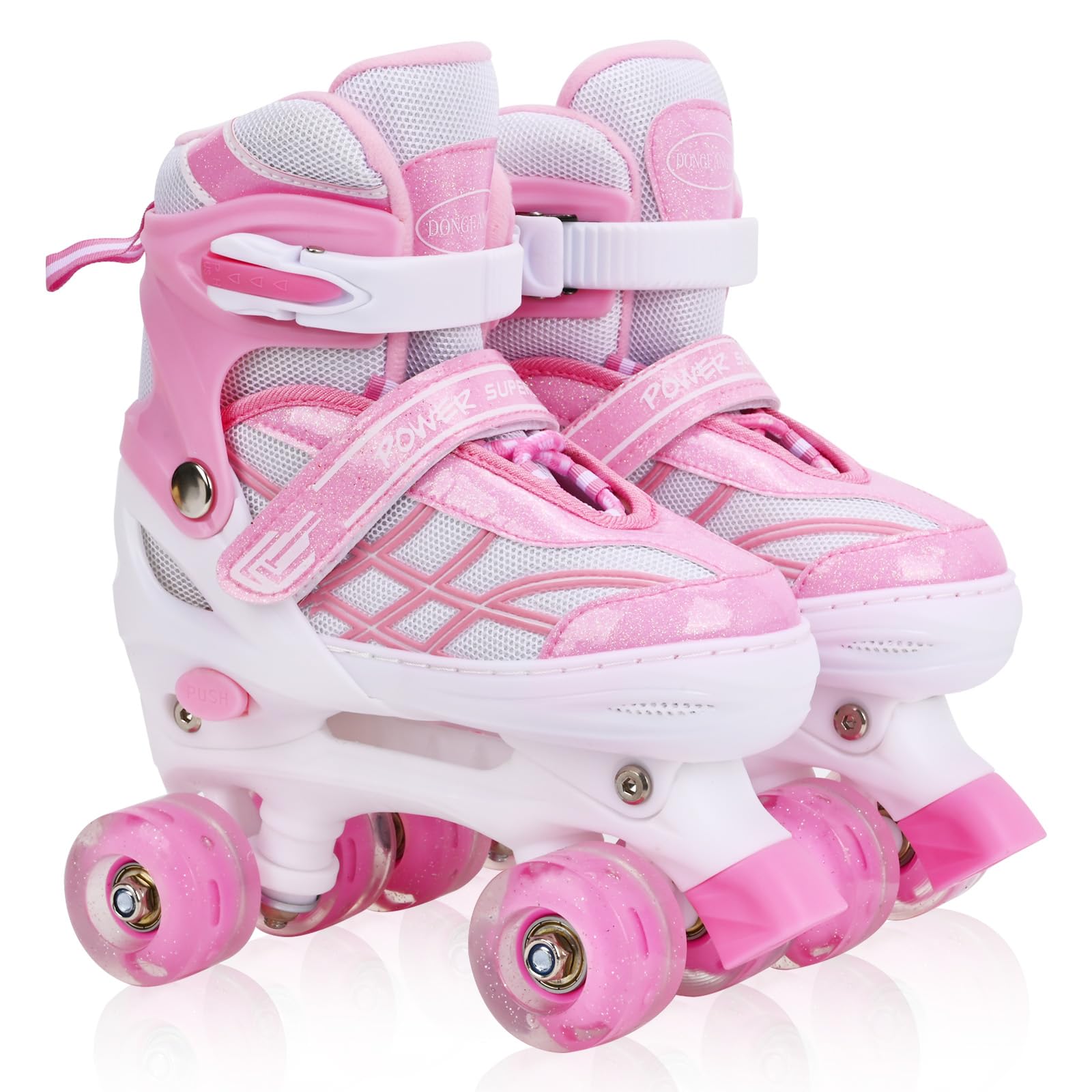 Patines Ajustables para niñas Principiantes, con 4 Tallas Ajustables para los más pequeños
