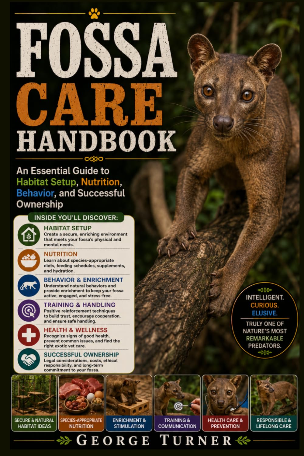 Fossa Care Handbook: An Essential Guide to Habitat Setup, Nutrition, Behavior, and Successful Ownership