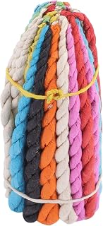 VALICLUD Handmade Tibetan Rope Incense for Meditation and Aromatherapy Natural Cotton String with Soothing Aroma for Yoga Spa Prayer and Air Purification