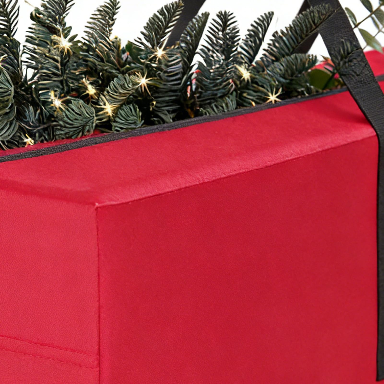 Sac de Rangement pour Sapin de Noël Sac Anti-déchirure Décorations | Housse Renforcée pour Arbre Artificiel Pour Guirlande, Extérieur, Université, Cuisine, Garage, Déménagement, Emballage,