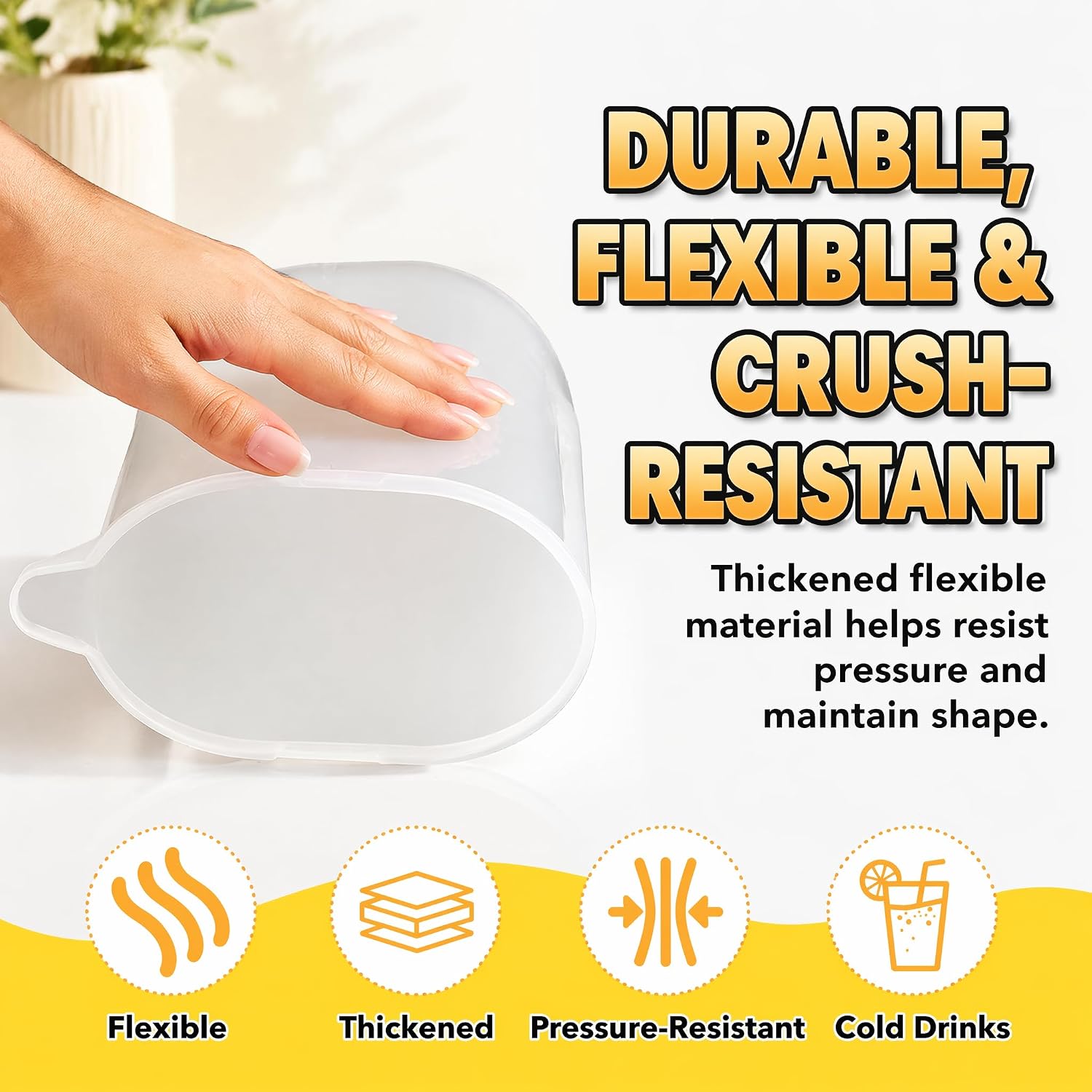 2 Pack 2 Quart Mixing Pitcher with Lid & Built-in Mixer, 64oz Easy-Mix Drink Containers with Angled Blades & Adjustable Plunger, Clear Plastic Pitcher for Juice, Iced Tea, Lemonade