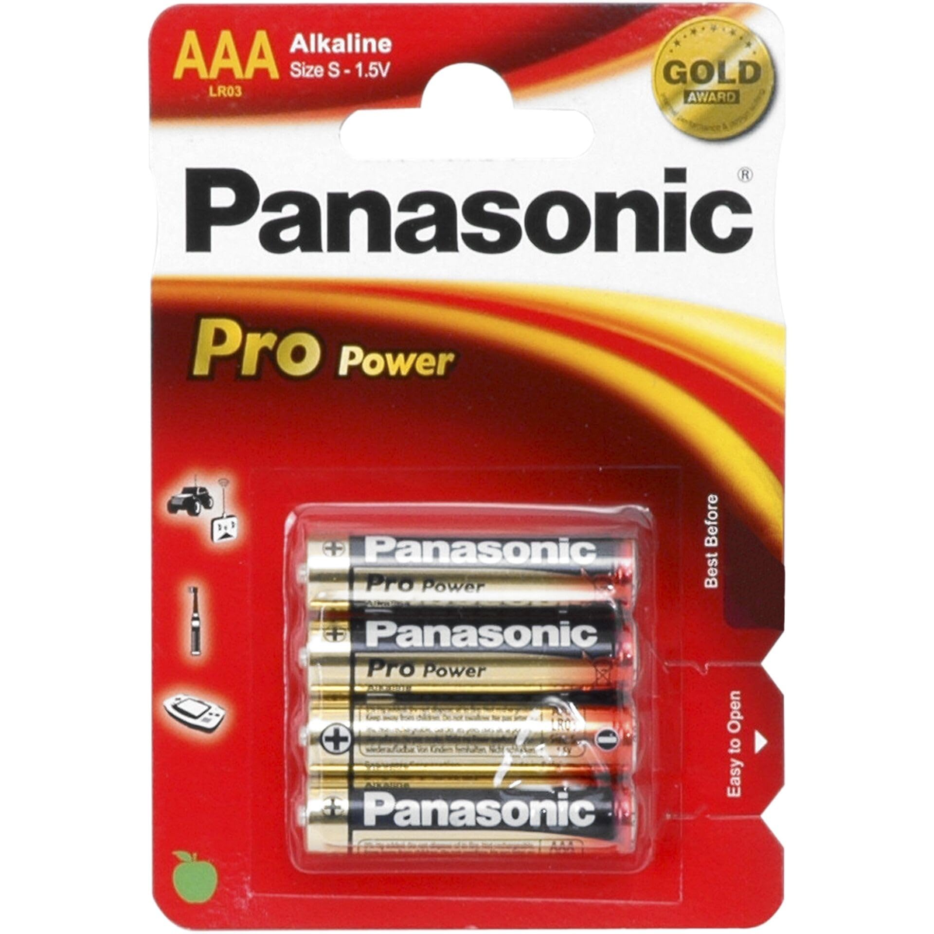 Panasonic Pro Power Micro LR03 Alkaline Batterie 4er Blister