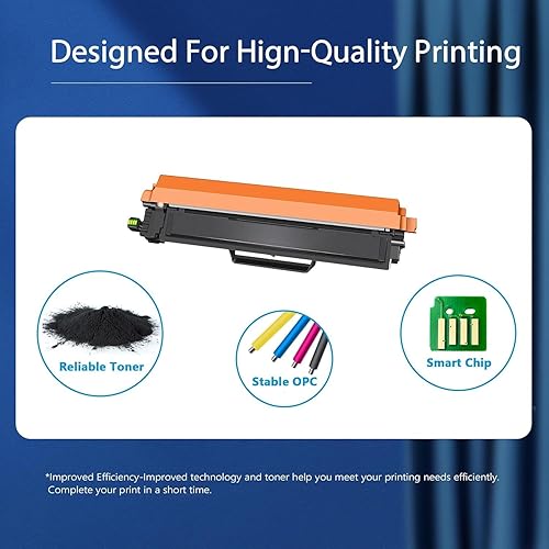 Miniatura 5 de TN223 TN223 - Cartucho de tóner de repuesto para impresora Brother TN-223BKCMY MFC-L3710CW L3750CDW HL-3210CW 3230CDN DCP-L3550CDW, TN2234PK