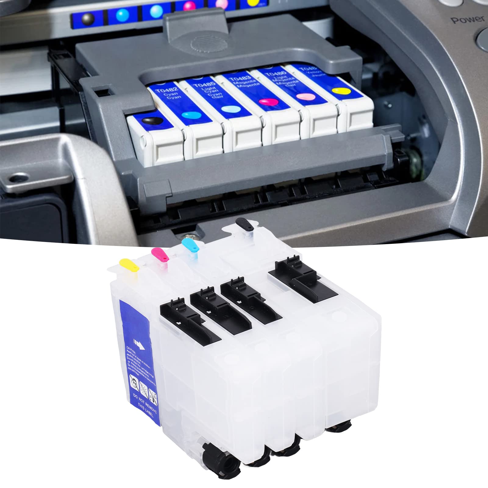 Ink Cartridge Black Blue Red Yellow Ink Cartridges Replacement Refill