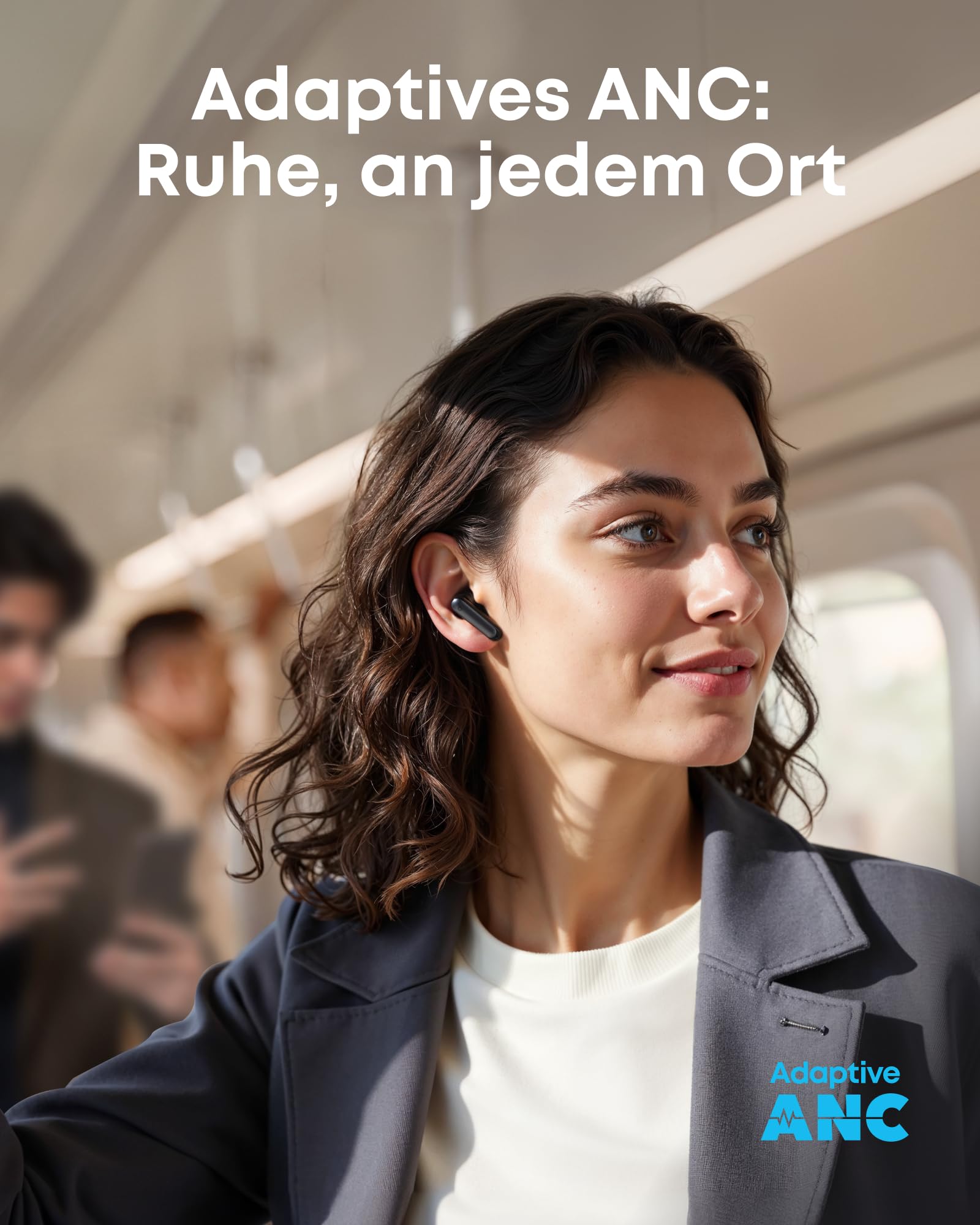 soundcore P41i by Anker, Adaptive Noise Cancelling In-Ear Kopfhörer mit Powerbank (integriertes USB-C Kabel) 192h Spielzeit, Immersiver Sound, Klare KI-Anrufe mit 6 Mikros, IPX5, Bluetooth 5.3