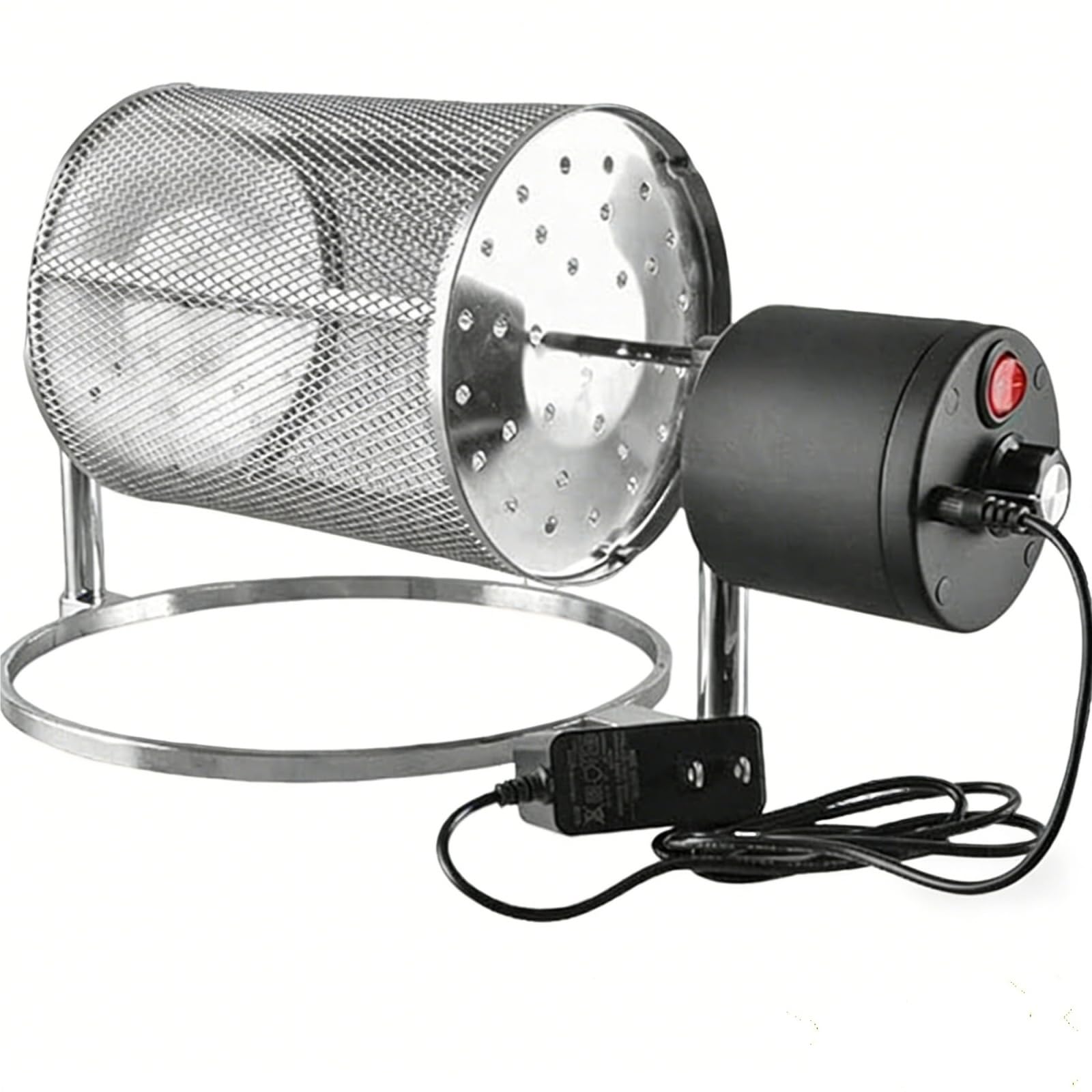 ZHJOPP Coffee Bean Roaster Machine, Adjustable Speed, Movable Lock Safe, Ideal for Home and Commercial Use