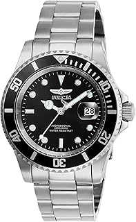Reloj de cuarzo Pro Diver para hombre con correa de acero inoxidable