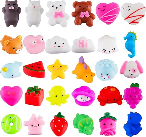 Miniatura 4 de Regalos del día de San Valentín para niños, 30 paquetes de regalos de fiesta del día de San Valentín con juguetes esponjosos Mochi tarjetas y
