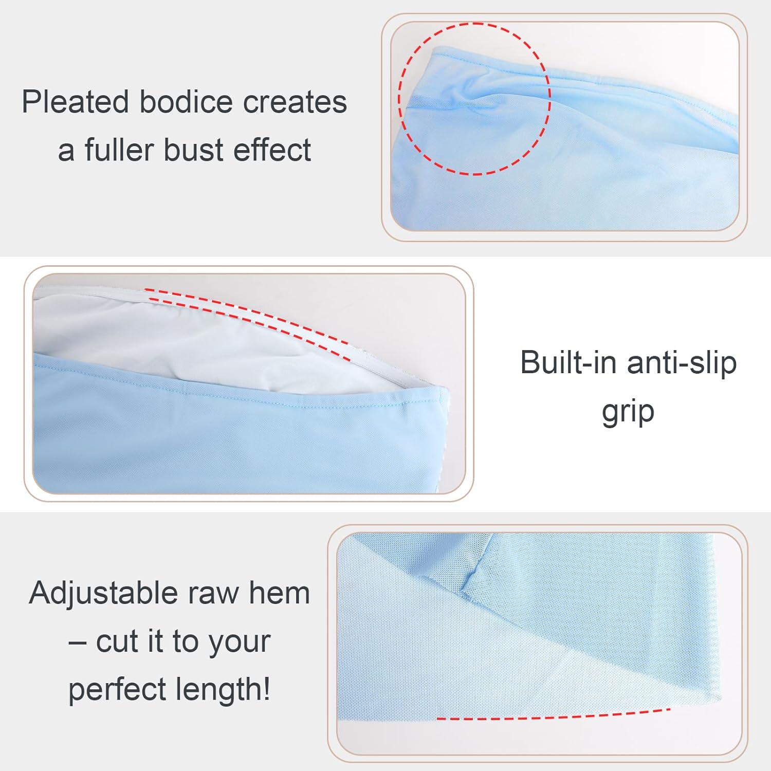 Womens Floral Strapless Dress Y2k Backless with Scarf Tube Maxi Long Dresses Sexy Mesh Bodycon Beachwear - Image 7