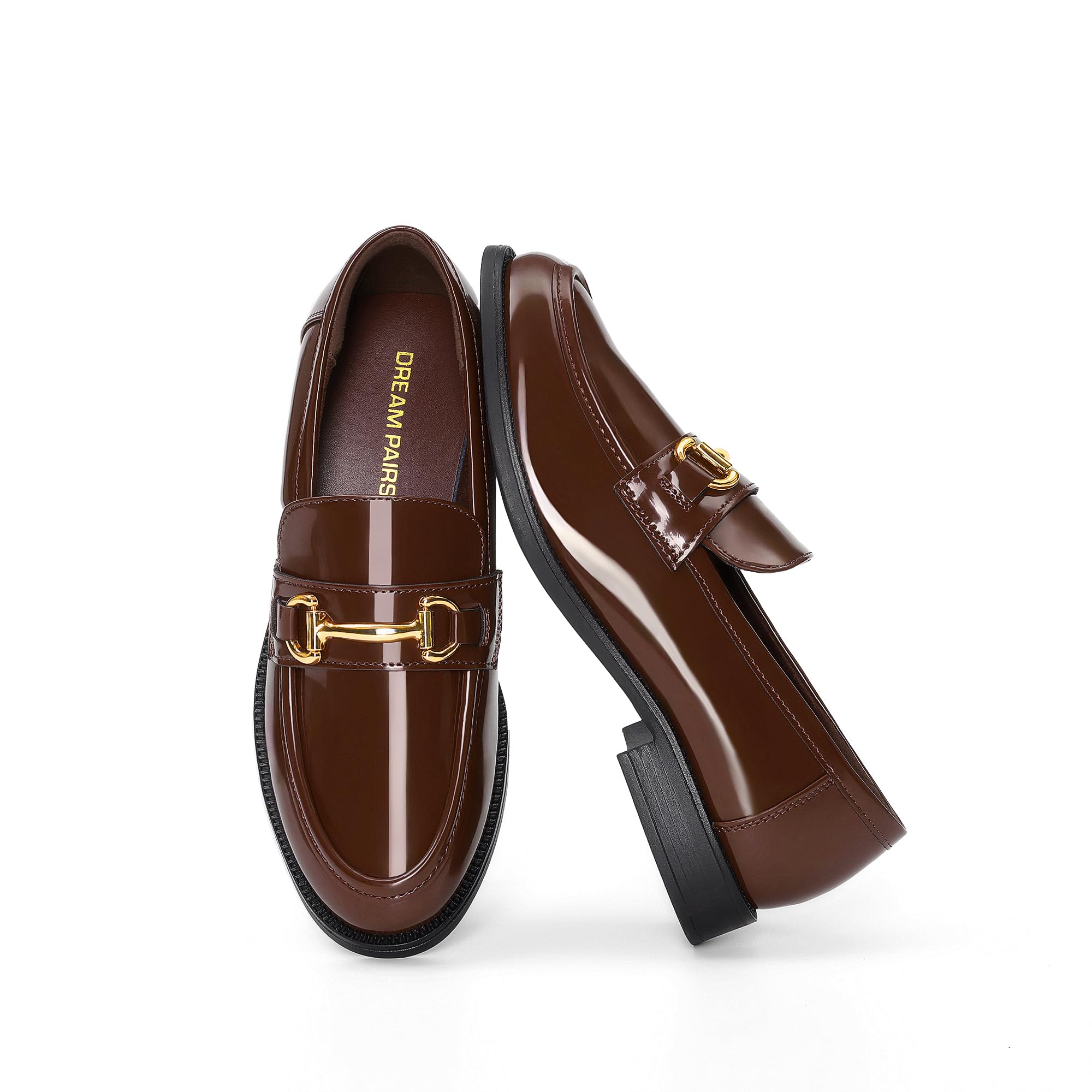 DREAM PAIRS Mocasines para Mujeres Mocasín Penny Cómodos Zapatos Elegantes Informales para Trabajo Oficina