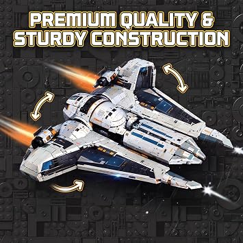 Space Wars Star Fighter Building Set, 2948 Pcs