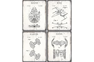 Vintage Star Wars Movie Poster Wall Art Prints for Home Decor