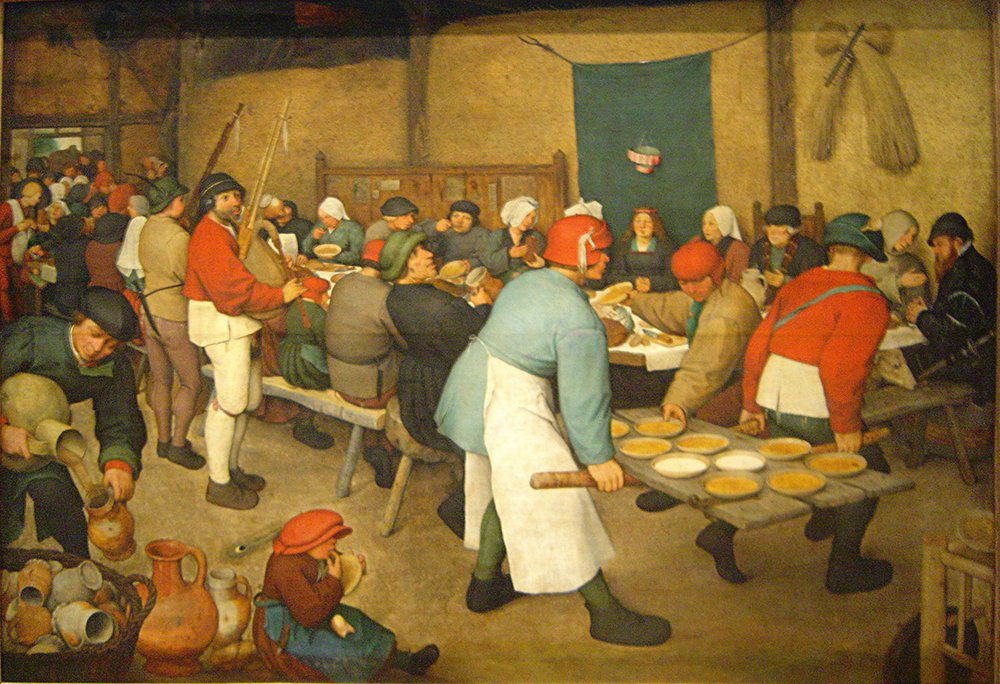 Tableau Pieter Bruegel The Elder The Feeding pour sublimer la déco du salon