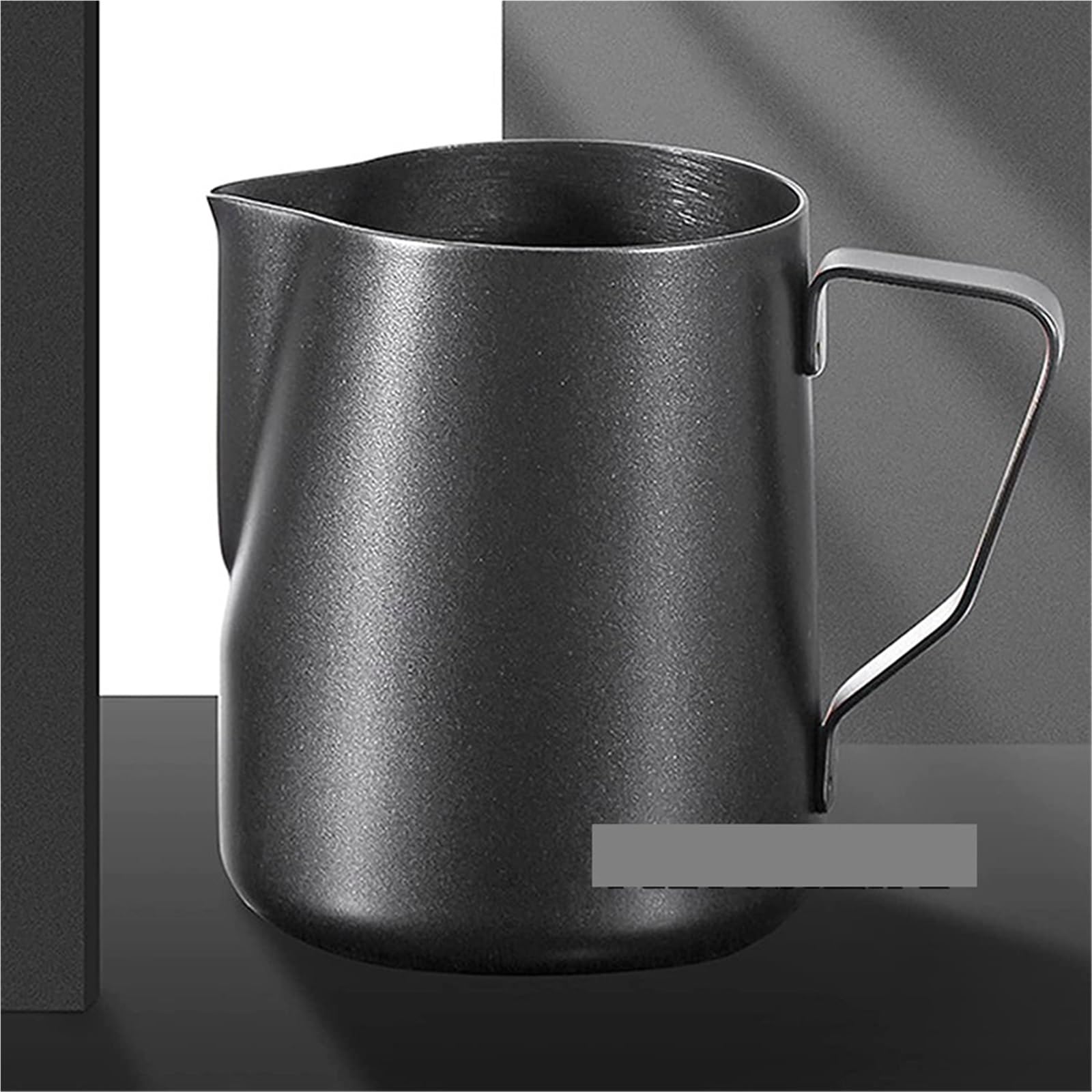 Jarra de espuma de leche de acero inoxidable, 2 uds., jarra humeante con escala for capuchinos, Latte Art Para café(600ML Silver)