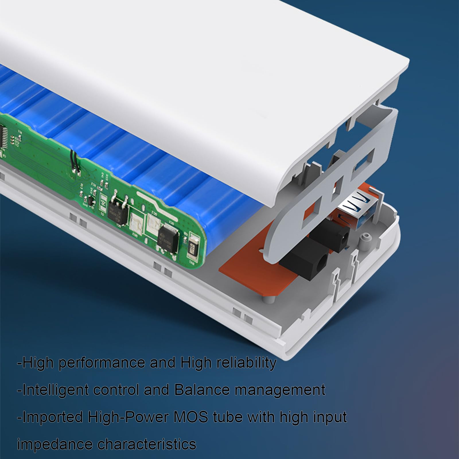 Akumulator litowo-jonowy 15600 mAh 57 Wh z ładowarką Wyjście 12 V 9 V DC i 5 V USB do taśm LED, taśm świetlnych, laptopów, kamer CCTV i innych 9-12,6 V DC5521