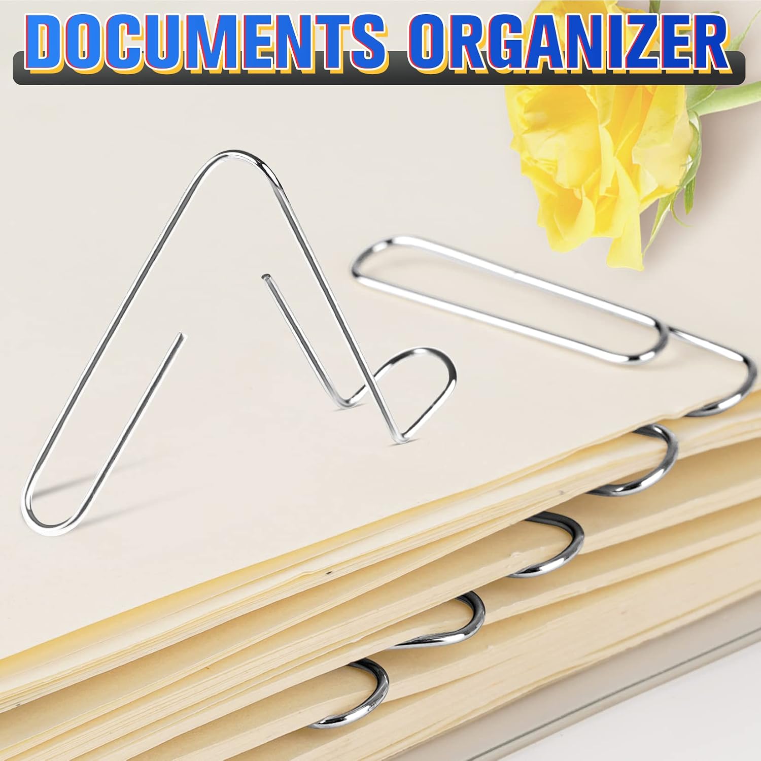 DIYSELF Paper Clips, 200 Pcs Small Paper Clips, Paperclip for Documents and Papers, Durable and Rust-Resistant Paperclips for Office, Paper Clips Small, Mini Paper Clips, 1.1-inch Paperclips Office