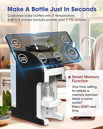 Miniatura 4 de Máquina dispensadora de fórmula instantánea, rápida y personalizable con control preciso de temperatura para bebé, mezcla automática de polvo para