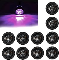 Vista 18 de FXC - 10 luces LED redondas de 1,9 cm - frontales y traseras, luz intermitente lateral, intermitentes para camión, coche, autobús, remolque