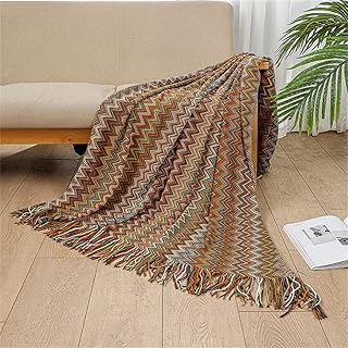 Około 130 x 170 cm żółty koc na sofę szal nie jest łatwy do złożenia łatwy do złożenia przechowywanie środowisko zdrowie lekki i miękki koc na sofę odpowiedni na wszystkie pory roku Lekki i miękki sofa pusta