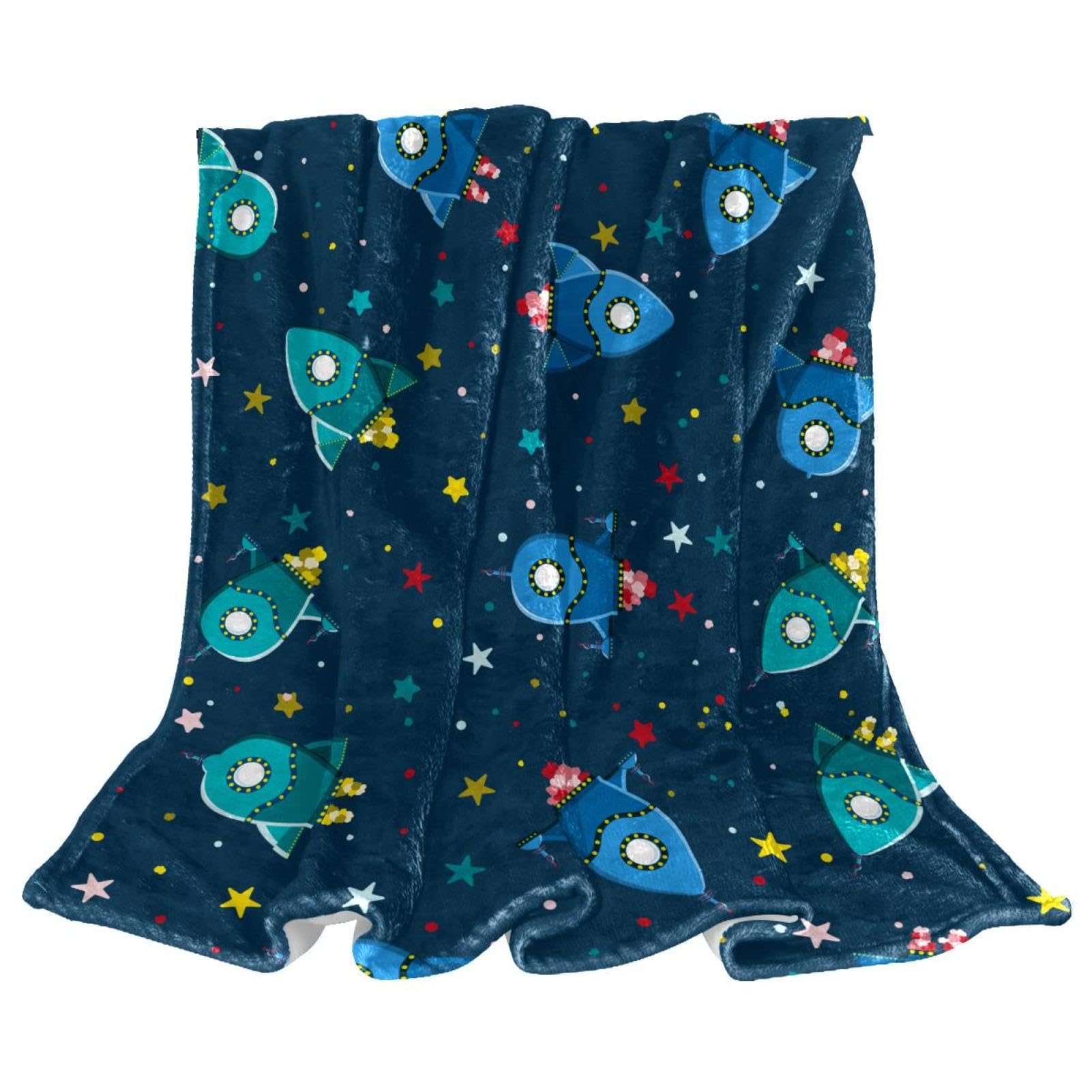 Couverture polaire spatial 150x100cm pour lit et canapé