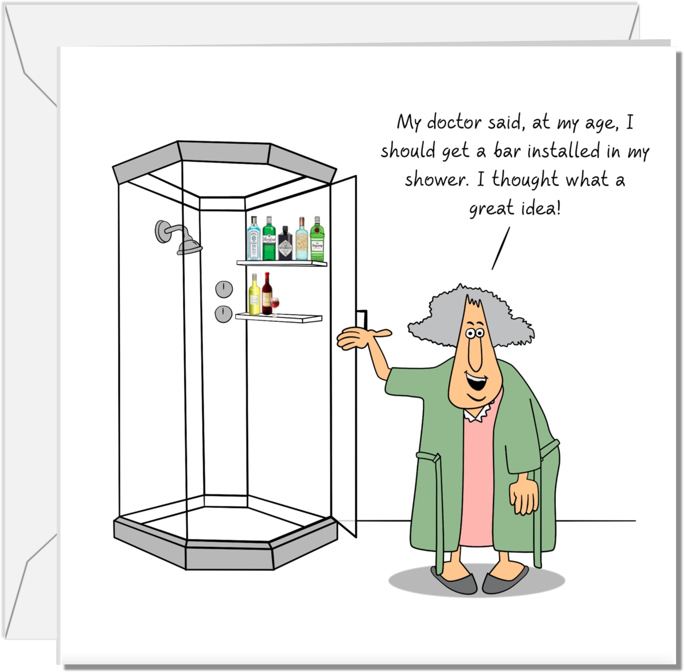 SwizzooGrandma Birthday Card - Special Granny, Nanny, Mummy, and Mothers Day Card โ Funny 50th, 60th, 70th โ Ideal Mother's Day Gift โ Humorous Old Age Fun โ Anniversary Card, Handmade