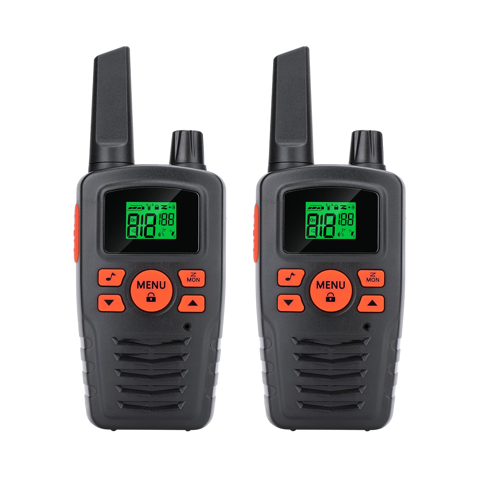 Ciphersmesh Walkie Talkies for Adults Kids Long Range, UT508 2 Way Radios with 22 FRS Channel, 10 Calling Tones, VOX, Long Distance Walkie Talkie for Family Camping Hiking Cruises -2 Pack