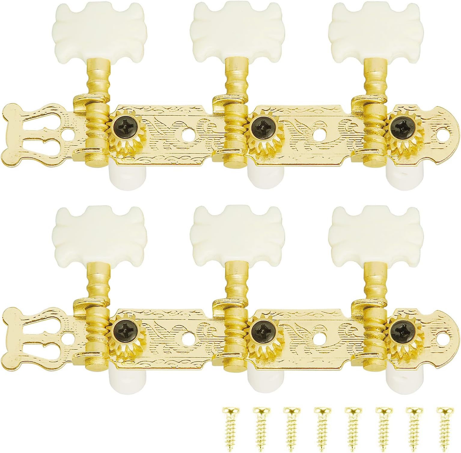 Amazon クラシックギター用ペグセット 118 3L3R Classical Guitar Tuning Pegs Machine