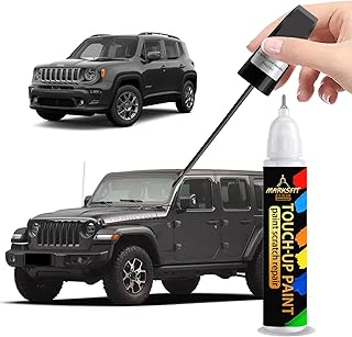 Granite Crystal Metallic(PAU/LAU) Touch Up Paint For Jeep Exact Match-Chips and Nicks 2 in 1 Car Paint Pen Scratch Rapair for Grand-Cherokee/Liberty/Patriot/Renegade/Wrangler-JK/Commander/Compass