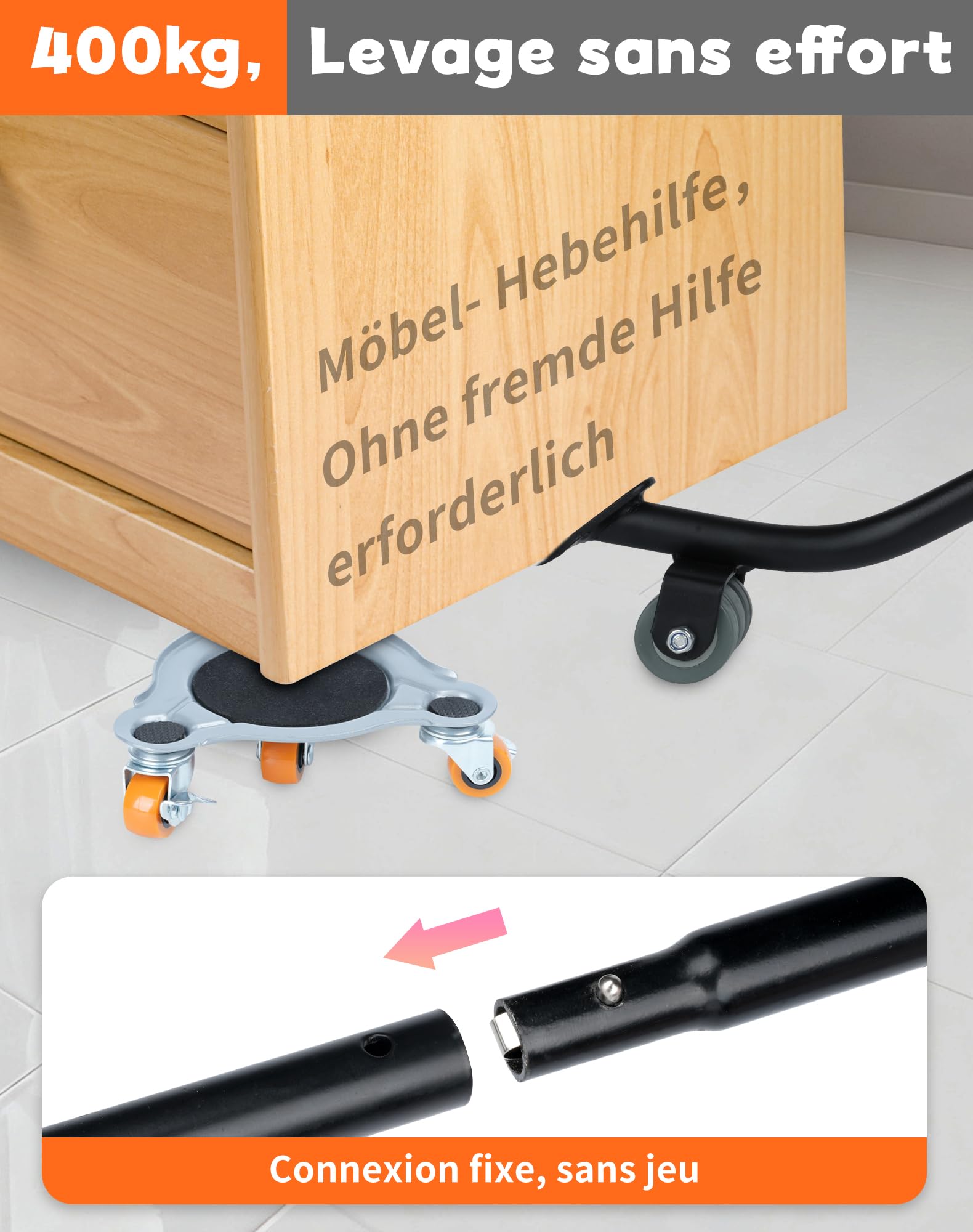 Sollevatore Mobili Pesanti Carico Fino a 400kg Set