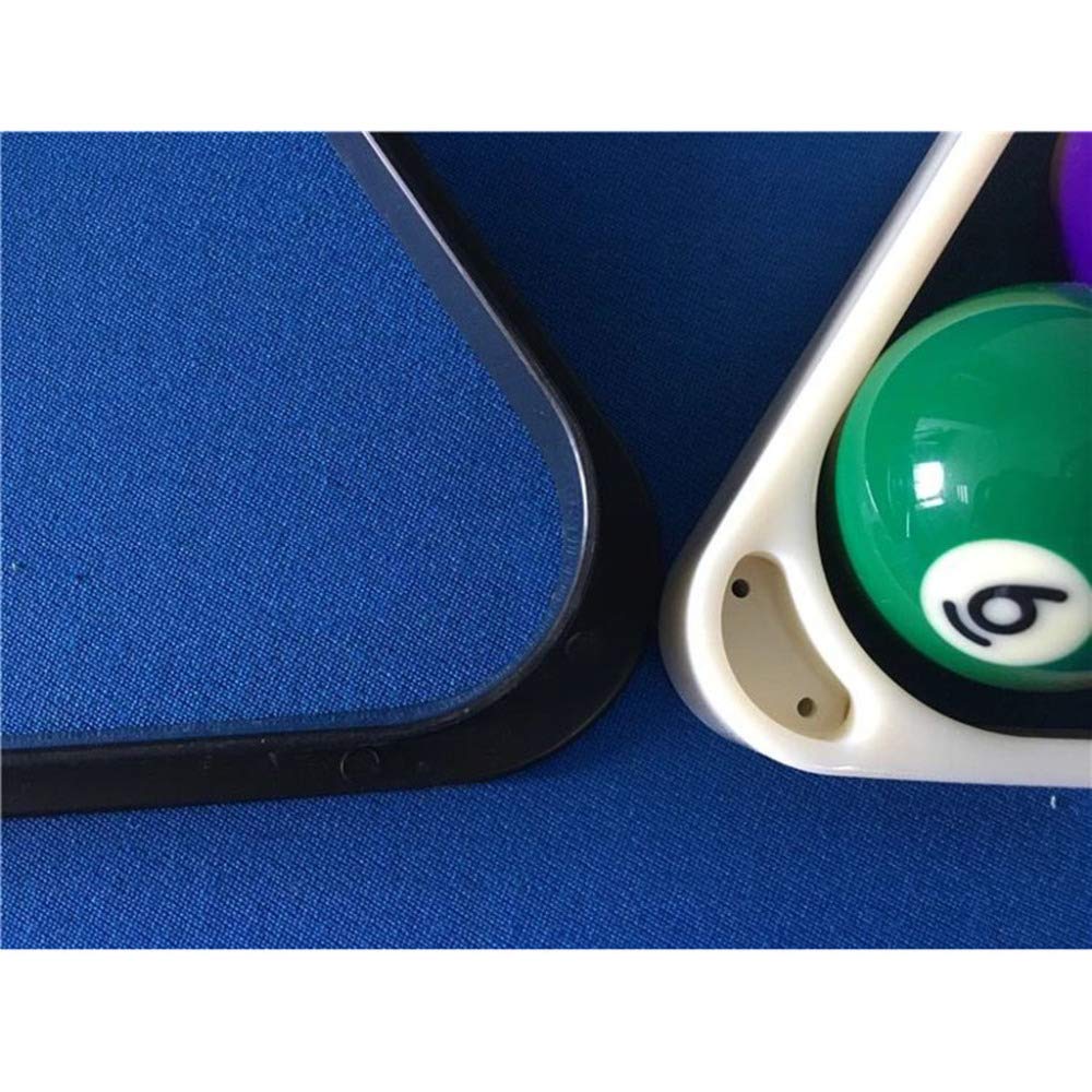 Triangolo Per Biliardo In Plastica Nera - Per Pool E Carambola, Diametro 57,2mm