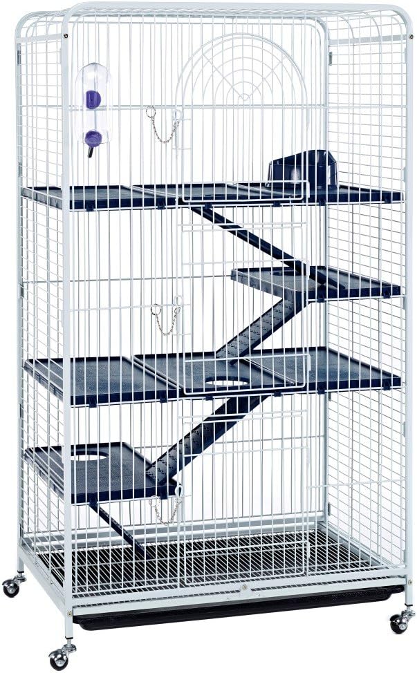 Little Friends Blenheim Extra Tall Rat Cage with Accessories, 140 cm, White