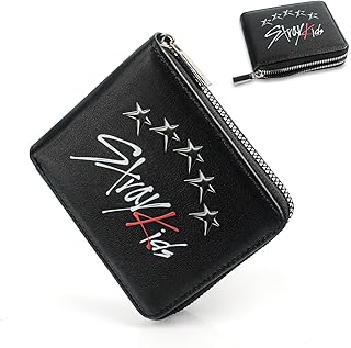 Comprar Kpop Stray Kids - Cartera para niños, piel sintética K-Pop, para fans de Navidad, regalo de cumpleaños