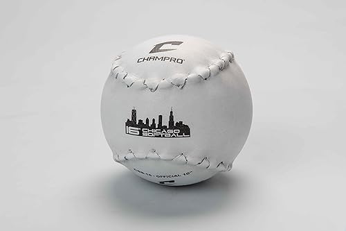 Miniatura 2 de Champro Chicago Softbol (blanco, 16 pulgadas)
