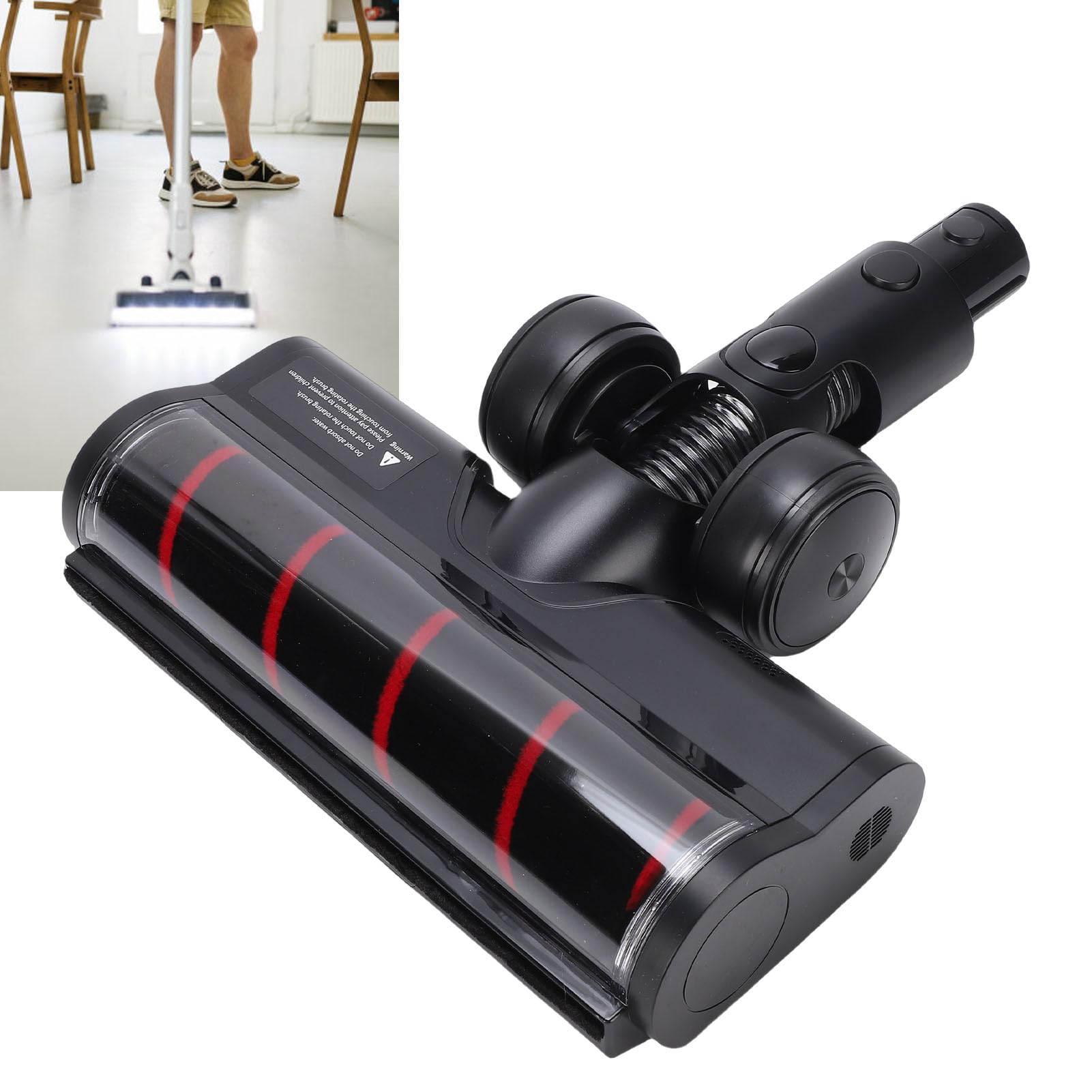 Cabezal de cepillo de repuesto para aspiradora R10 R20 R30 T20 T20proT30, cepillo para suelo de madera dura con luz LED